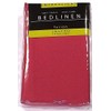 Impressions Fusion Soft Touch Microfibre Polyester Single Cerise Fitted Sheet