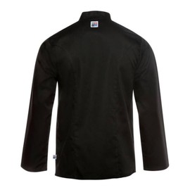 Tibard Long Sleeve Classic Chef Jacket (Black, Medium (Chest 38-40"))