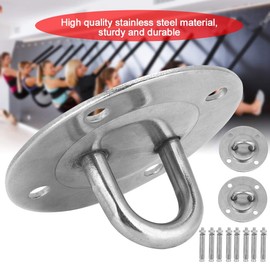 Joyzan Resistance Band Wall Anchor, Ceiling Mount Anchor Bracket Hook Battle Ropes Resistance Trainer Wall Bracket Hanging Strap Wall Anchor Point Stainless Steel Heavy Duty Ceiling Hook Hammock Hook