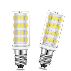 Suiyueshentou E14 European Base Bulb e14 led Bulb Turkish Lamp Replace Dimmable 4W Equivalent 40W Incandescent Bulb, 110V-130V Daylight White 6000K, 400lm 2Pack (Daylight White)