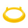LST 4 x yellow centring spacer rings for alloy wheels,