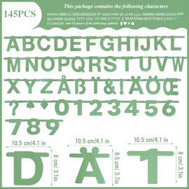 Easy Joy DIY Garland Banner 146 Green Letters Garland Banner Letters Garland Letter Garland Party Decoration Welcome Home Happy Birthday Happy Wedding