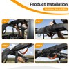 Hoolcar 4 x Roll Bar Grab Handles Paracord Grip Handles