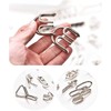 JasCherry 8-Piece Metal Puzzle Detangling Puzzles Puzzle Puzzle Puzzle Set