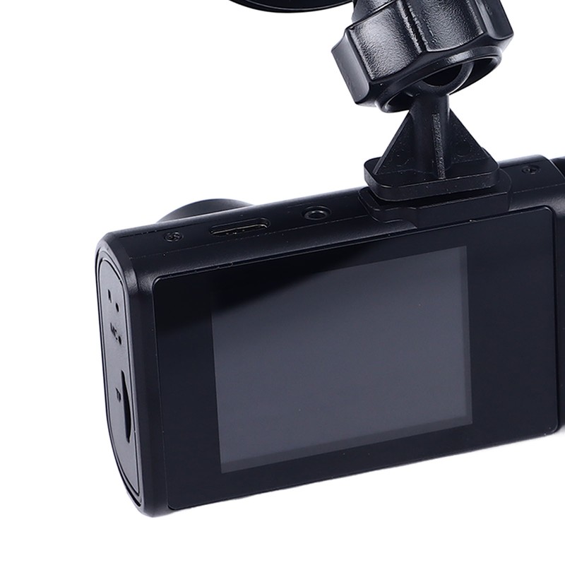 3 Channel Dash Cam 170° Front Viewing Angle Three Way