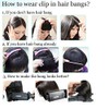 Hairro Clip In Bangs Real Human Hair Bangs Hair Clip