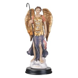 ICE ARMOR 5" H Archangel Raphael Statue Angel of Healing Holy Figurine Religious Decoration