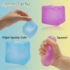 Fidget Toys Stress Cube 4 Pack - Soft Relaxation Fidget