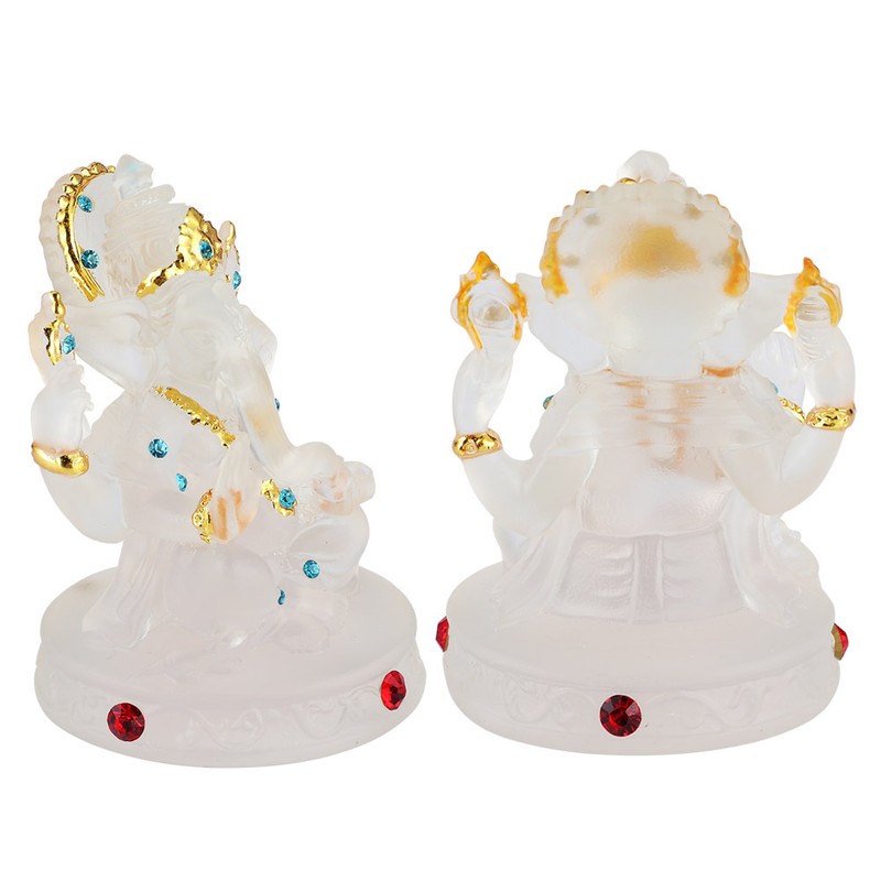 Southeast Asia Transparent Elephant God Ornaments Handicraft Decoration Daily Ornament