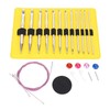 Circular Knitting Needle, Knitting Tools Afghan Detachable Crochet Set Tunisian