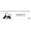 Loriot Büroplaner 2025: Humorvoller Tischkalender für mehr Organisation am Arbeitsplatz. Tischquerkalender mit Spiralbindung. Witziger Kalender für den Schreibtisch. 32x9 cm (Loriot Kalender Heye)