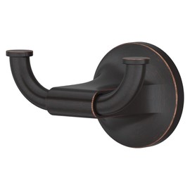 Pfister Pfirst Modern Towel Hook, Bathroom Towel Hook, Wall-Mounted, Screw-In, Tuscan Bronze Finish, BRHPFM0Y