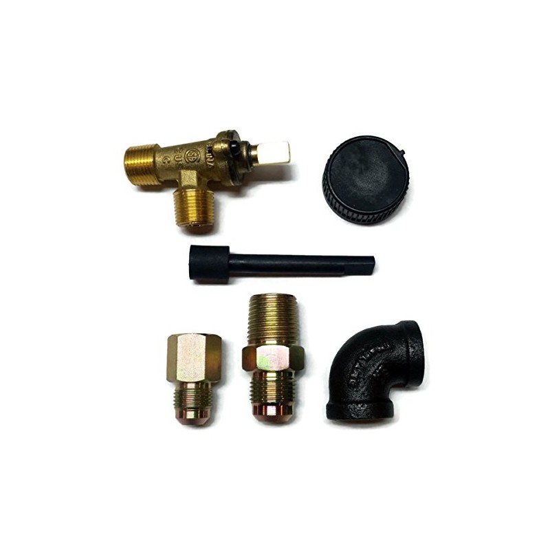 On/Off Valve with Knob Handle and Single Extension for Gas