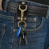 Tusks Land Keychain for Men – Leather Belt Loop Key