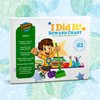 Learn & Climb Kids Responsibility Chart Magnetic Board, 63 Chores,