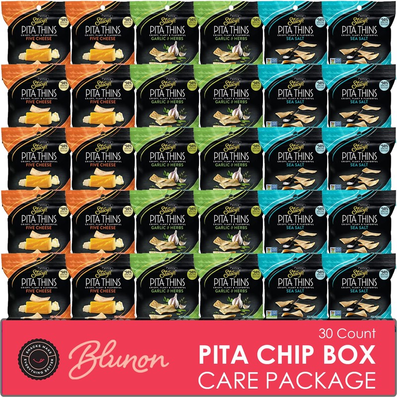 Stacy Pita Thins Variety Pack - Baked Healthy Snack -