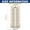 NearMoon Toilet Paper Organizer Stand, Free Standing 3 Rolls Tissue