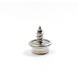 Snap Screw Stud, 3/8" #10 Oversize, Stainless Steel Screw Stud, Boat Canvas, 10 Pcs.