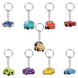 9 Stück Schlüsselanhänger, Persönlichkeit Cute Cartoon Anime Figuren, Für Kinder als Geburtstagsgeschenk und Spielzeug