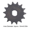 3PCS T8F 14T Motor Sprocket 10mm Steel Motor Engine Sprocket