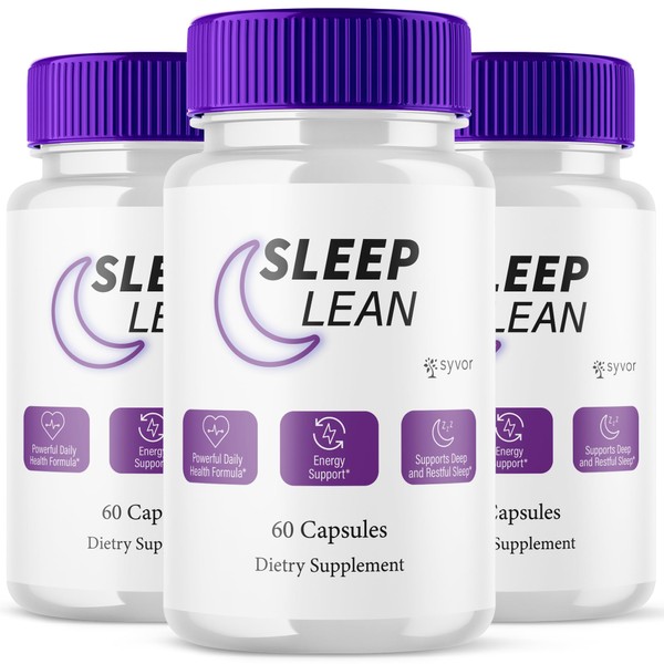 (3 Pack) SleepLean Capsules, Official SleepLean Rest Support Pills with