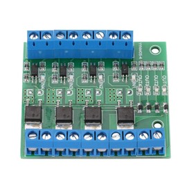 Watris Veiyi 3-20V to 3.7-27VDC 10A PWM MOS FET Module, PWM 4-Channel PLC Amplifier Circuit Board, MOS FET Servo Motor Module Driver
