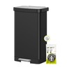 EKO Hudson Matte Stainless 75 Liter/20 Gallon Step Trash Can