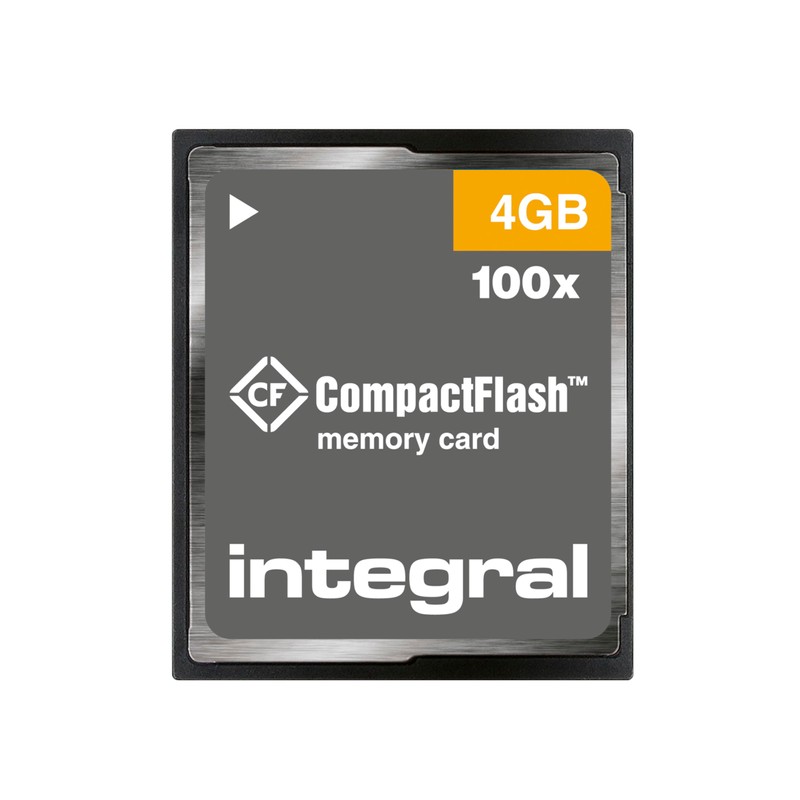 Integral Memory INCF4GV2 CompactFlash Memory Card green Green 4 GB