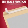 YUNJU 25 Pcs Manilla Hard Board Back Envelopes A5 C5