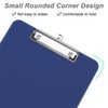 Hnogri Plastic Clipboards, Blue Clip Board Standard A4 Letter Size