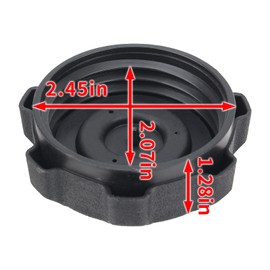 partszen GX22166 AM104032 Fuel Tank Gas Cap AM118637 AM107344 for John Deere L1742 L2048 L2548 LA100 GX85 RX63 RX73 RX75 RX95 SRX75,2 pcs