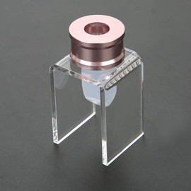 Molde de Lápiz Labial de Bricolaje 12.1 Mm, Kit de Herramientas Artesanales Circulares de Molde de Labios de Bálsamo Casero, Molde de Silicona para Hacer(Juego de soportes de un solo orificio)