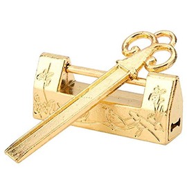 Candado Vintage, Flor China Tallada, Cerradura Vintage Con Llave Y Cerrojo De Cierre De Mariposa Para Gabinetes Mini Cajones Joyeros Caja De Madera O Caja De Cerradura china