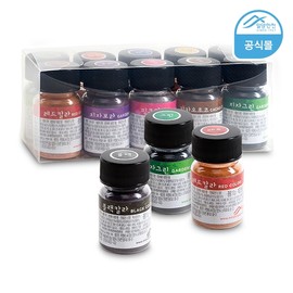 Miryang Agar Natural Pigment Set of 10 Edible Color Powder 10 Colors Natural Pigment Extracted from Natural Substances / 밀양한천천연색소 10종세트식용색소분말 10가지색 천연 물질에서 추출한 천연의 색소