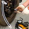 6pcs Tire Inflator Hose Adapter Kit, Quick Connect Car Tire