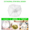 FORID Clear Medium Garbage Bags – 8 Gallon Plastic Trash