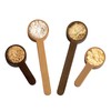 Wooden Coffee Dosing Spoon Set, Powder Spoon Made of Dark