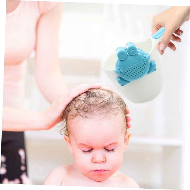 minkissy 1 Set Shower Spoon Cartoon Shampoo Cup with Comfortable