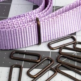 Country Brook Design - Aged Bronze Rectangle Metal Keeper (3/4 Inch, 50 Pack)