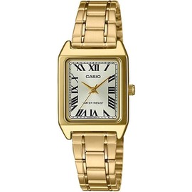 Casio LTP-V007G-9B Standard Quartz Women's Watch, Gold, Metal Band, Overseas Model, Gold Metal Band LTP-V007G-9B, Bracelet Type