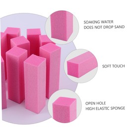 Housoutil 30pcs Manicure Tool Nail Files Sanding Sponge Polishing Block Diy Nail Art Supplies for Home Salon