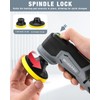 WORKPRO Cordless Mini Buffer Polisher, 12V Buffer Polisher for Car