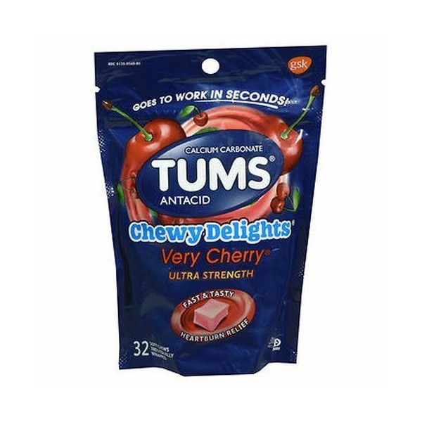 Tums Chewy Delights Ultra Strength Soft Chews Very Cher
