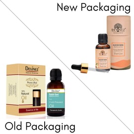 Devinez Radish Cold-Pressed Oil, 50ml 100% Pure, Natural & Undiluted for dry skin, rashes, and cracks, Fights Hair Fall, Eliminates Dandruff, Shiny & Healthy Hair,