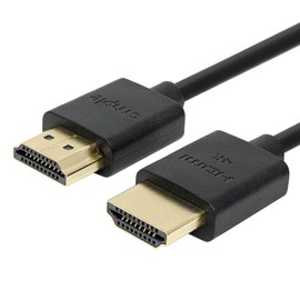 Cmple - Cable HDMI de alta velocidad de 30 AWG, listo para HDMI 2.0, 3D Ethernet/ARC, conectores chapados en oro, 1.5 pies