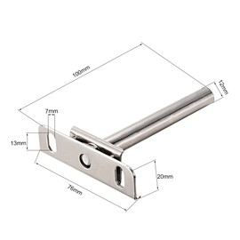 uxcell Invisible Floating Shelf Brackets, 76mmx100mm, Adjustable Hidden Blind Supports for Concealed Shelves, Pack of 4
