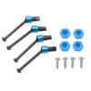 Metal Driveshaft Assembly Hex Wheel Hubs Combiner CVD for Traxxas