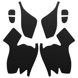 PlayVital Premium Anti-Slip Grips Set for PS Portal Remote Player with Trigger Buttons Grip Skin, Enhanced Comfort Controller Grip Cover for PS Portal Accessories - Black Hexagonal Diamond Pattern