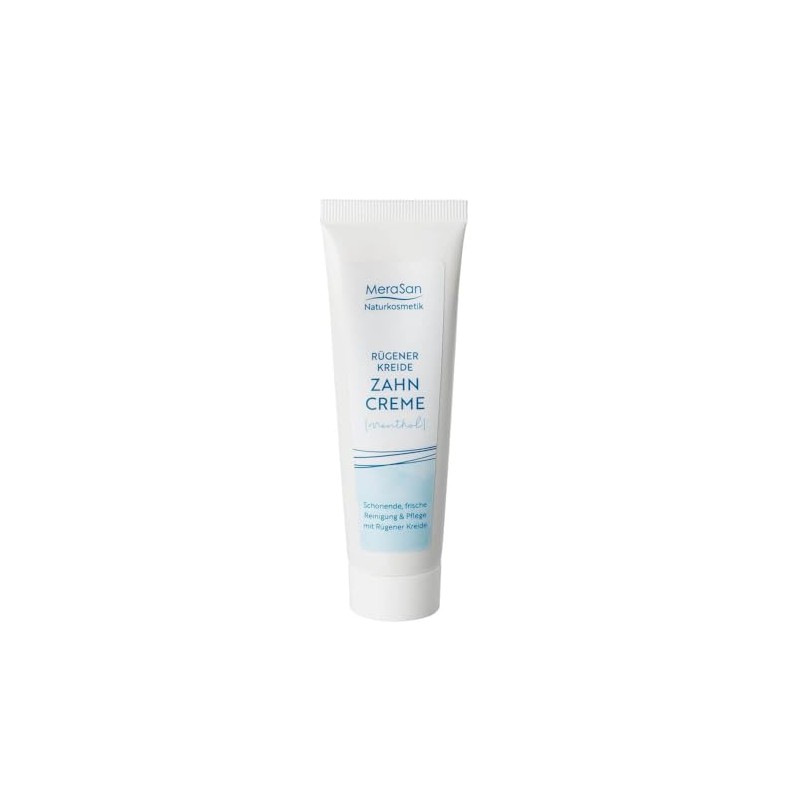 MeraSan Chalk Toothpaste Menthol, Natural Cosmetics, Very Rich Vegan Toothpaste
