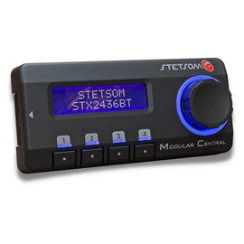 Stetsom Modular Central - SMC Remote Controller for Stetsom STX 2436, DSP Full Digital Signal Processor, EQ Parametric Equalizer High Precision Crossover Filters Battery Monitoring